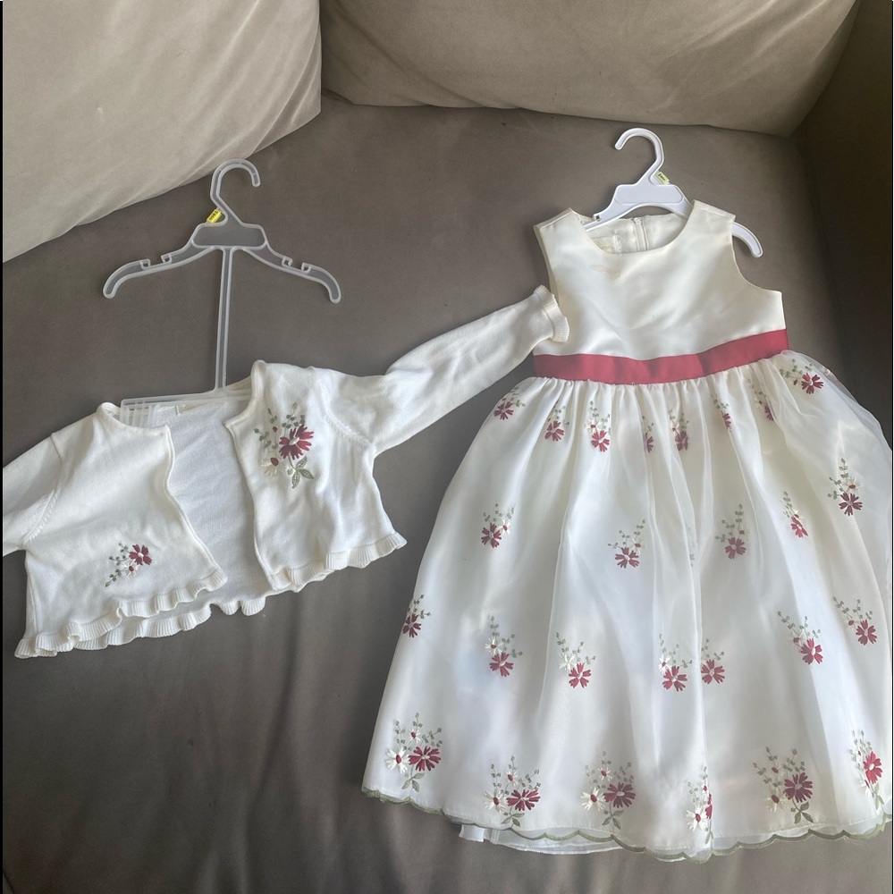 Spring Floral dress with matching dress jacket
